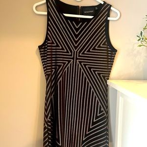 Body con rose gold dress